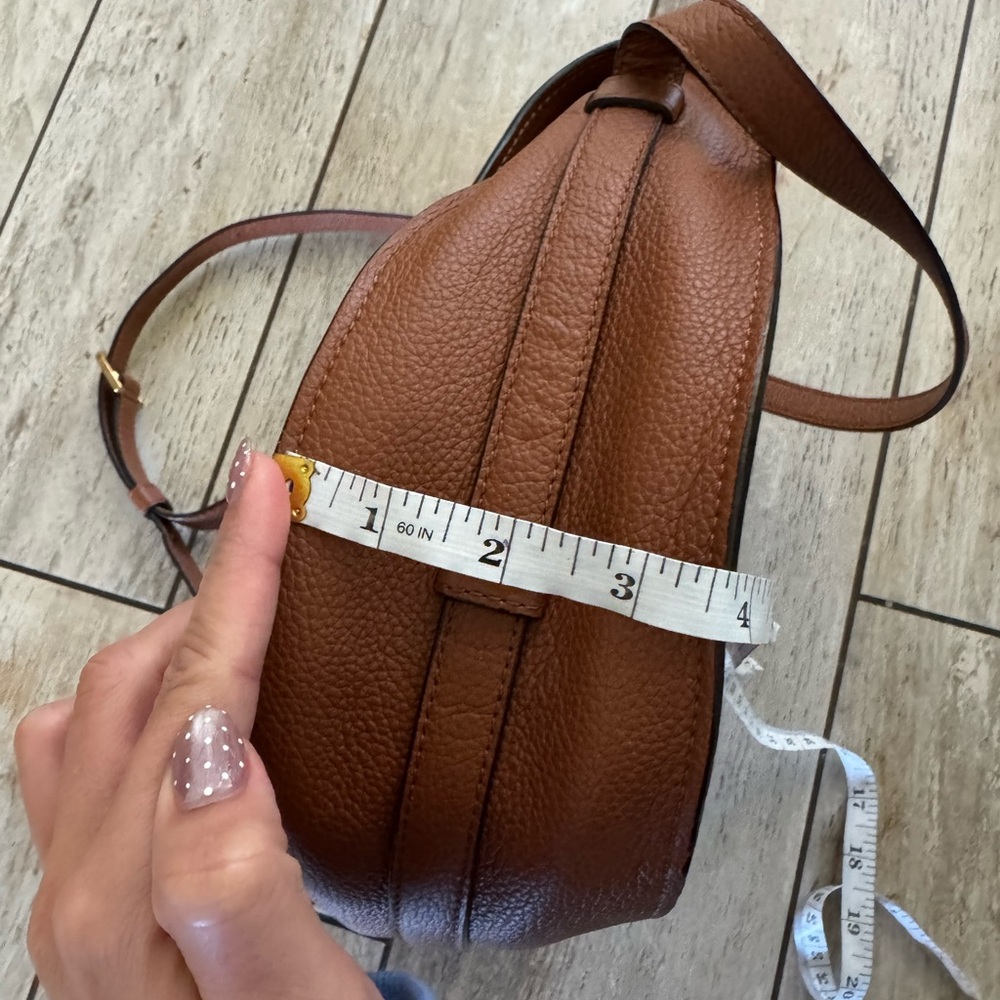 Chloe Marcie Saddle Bag in Grained Leather - Picture 14 of 14